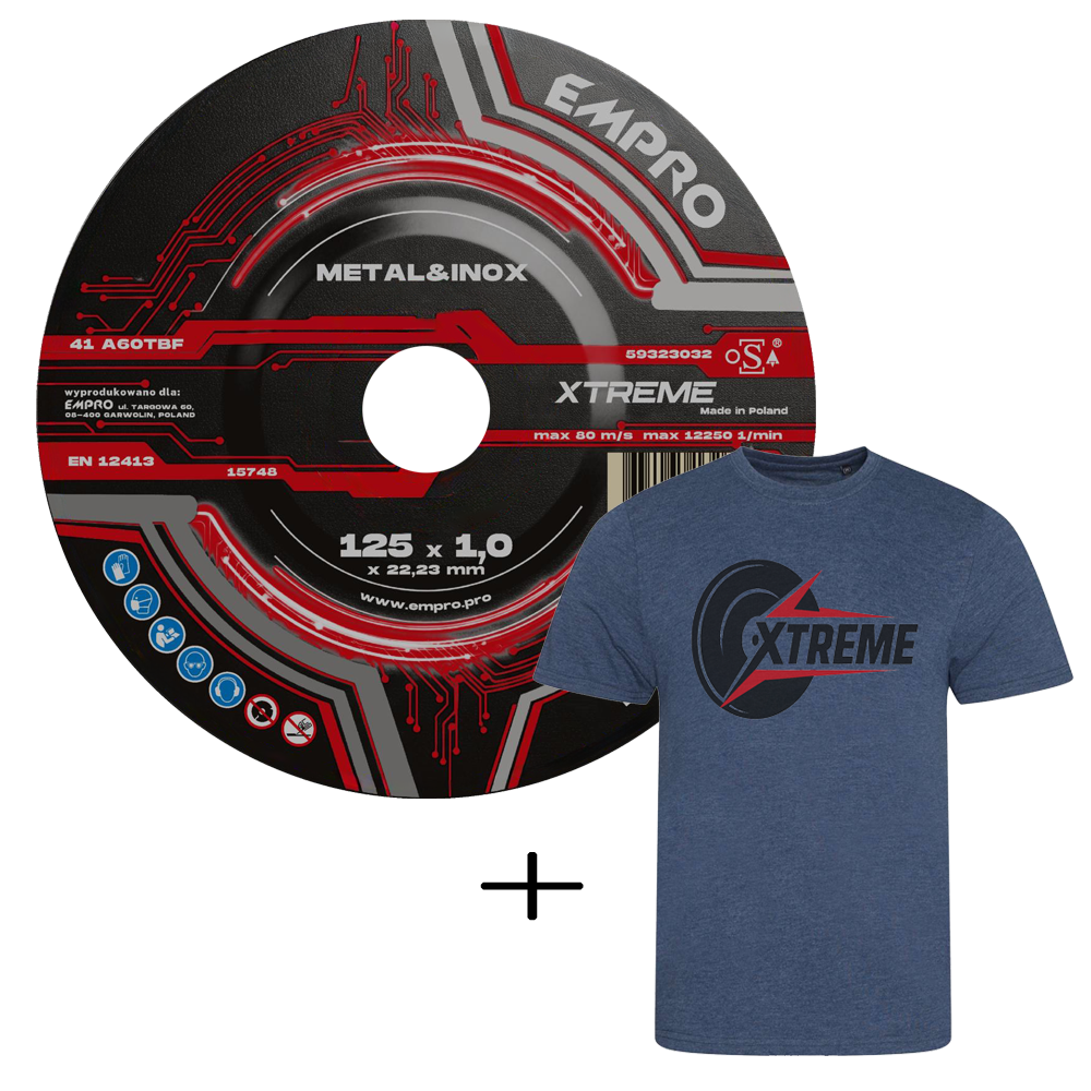ZESTAW 50 TARCZ 1,0x EMPRO XTREME (+ KOSZULKA z logo)